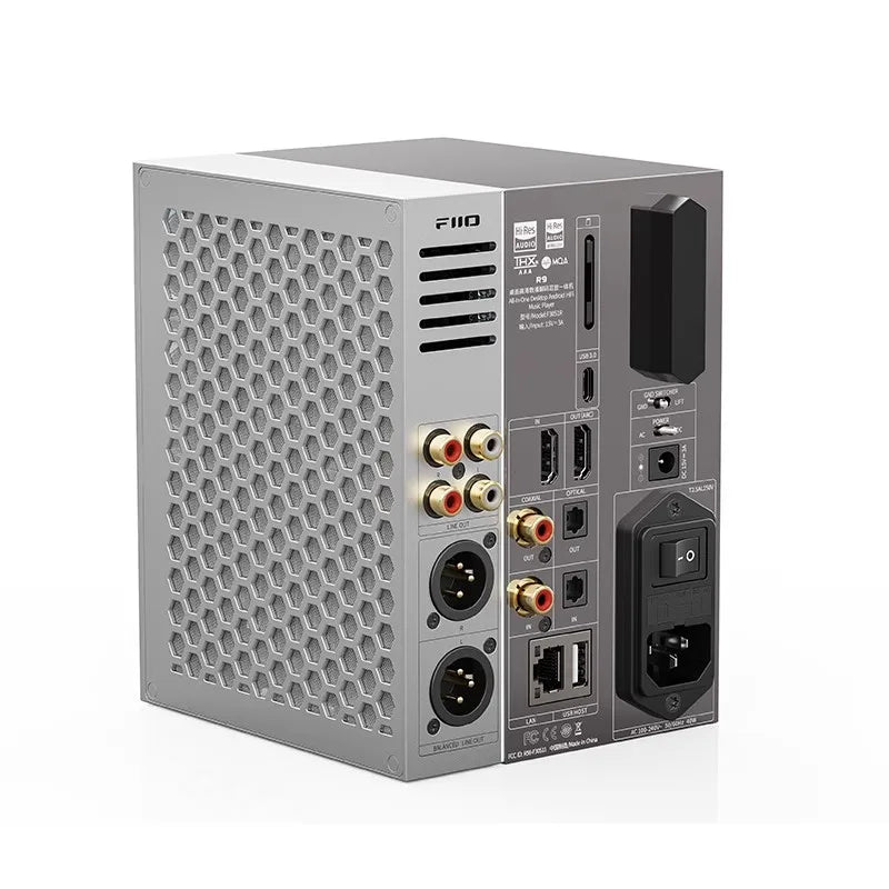 New FiiO R9  Flagship Desktop ES9038Pro *2 High-definition Digital Decoding Music Player Headphone Amplifier DAC