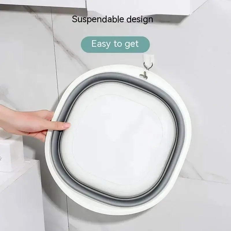 Foldable Basin Travel Portable Shampoo Basin Baby Adult Pregnant Women Dormitory Room Essential Bathroom Laundry Basin
