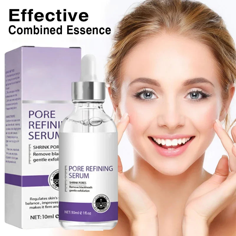 Face Pore Shrinking Serum Shrink Pores Lactobionic Acid Firming Moisturizing Essence