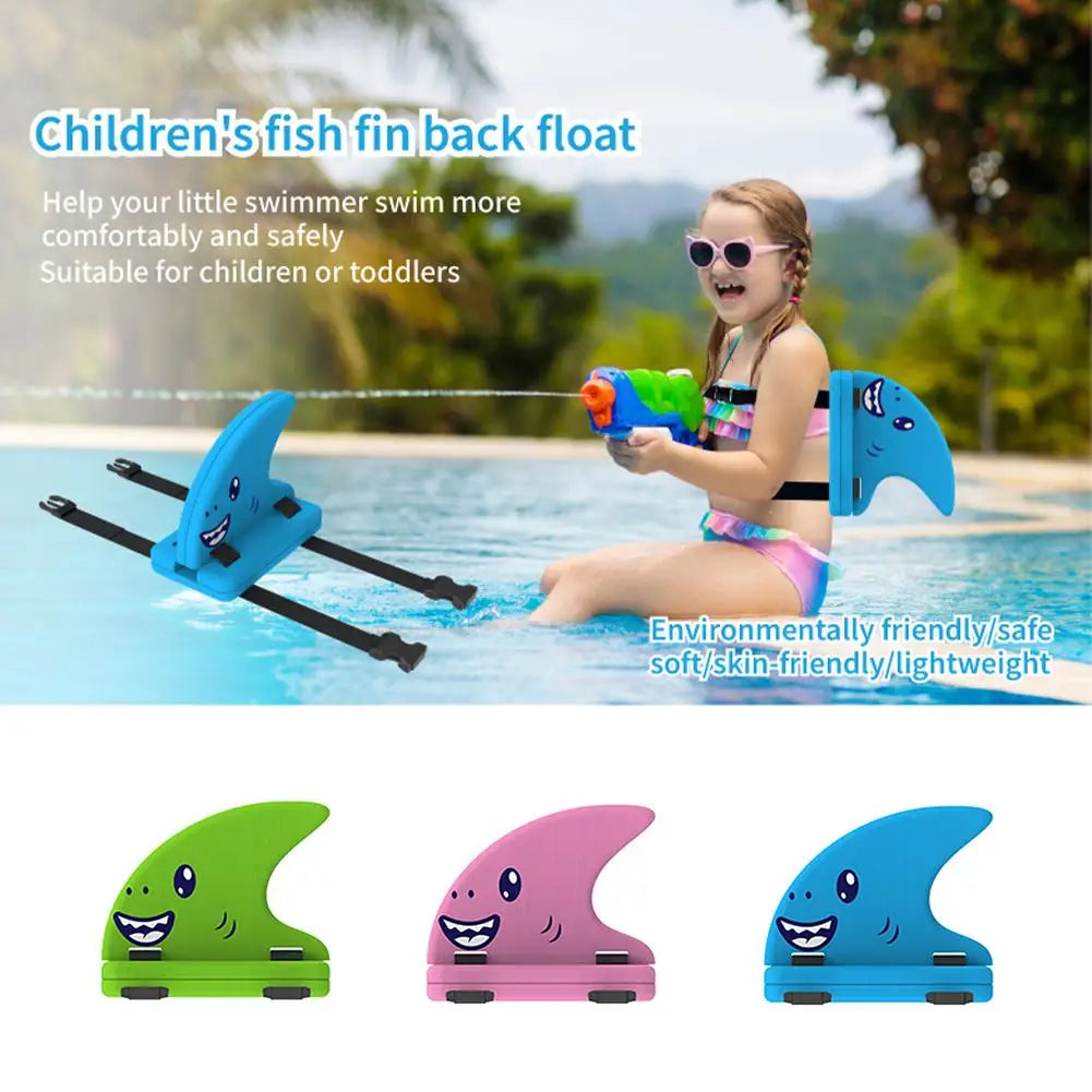 EVA Children's Swimming Training Freestyle Practice Shark Fin Back Floating Water Board Floating Board Swimming Auxiliary Tool
