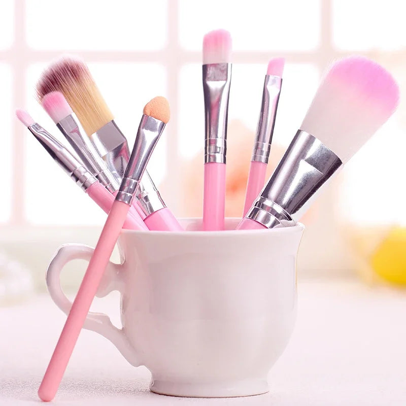 Sanrio Makeup Brush Set Hello Kitty Anime Fashion Jewelry Blush Eyebrow Lip Eyeshadow Brush Beauty Tools Girls Gift with Box