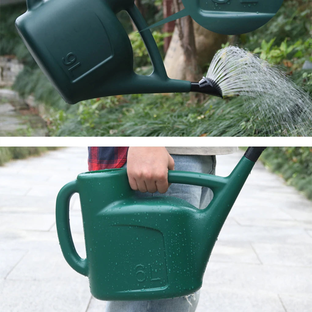 Watering Can Replacement 6L Wide Mouth Greenhouse Gardening Pot Sprinkler