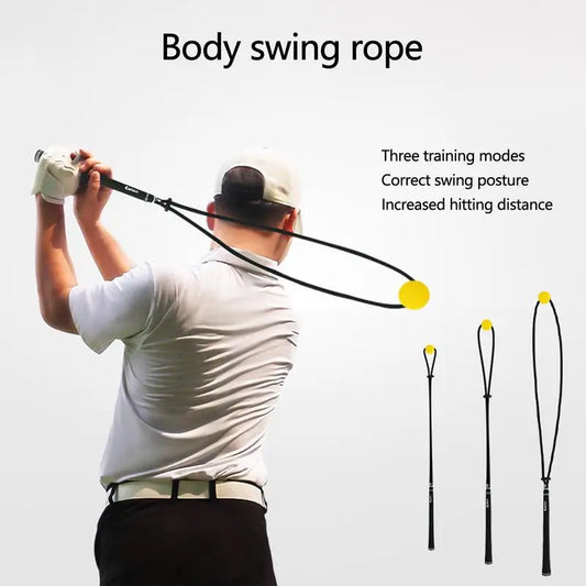 Durable Golf Swing Training Aid Practice Rope Trainer Equipment Portable Golf Swing Rope for Beginner Sporting Accessories