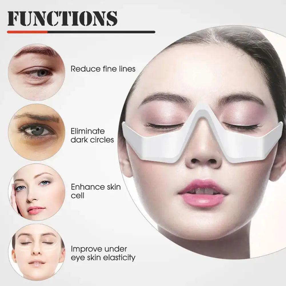 3D Eye Beauty Devices Eye Skin Tightening Massage Reduce Dark Circle Fatigue Relieve Anti Wrinkle Skin Care Electric Smart Pulse