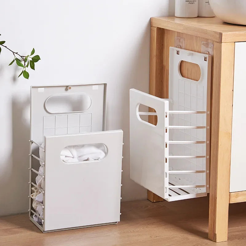 Foldable Dirty Laundry Basket Folding Clothes Organizer Hanging Children's Toy Storage Baskets Large Capacity Home Accessories