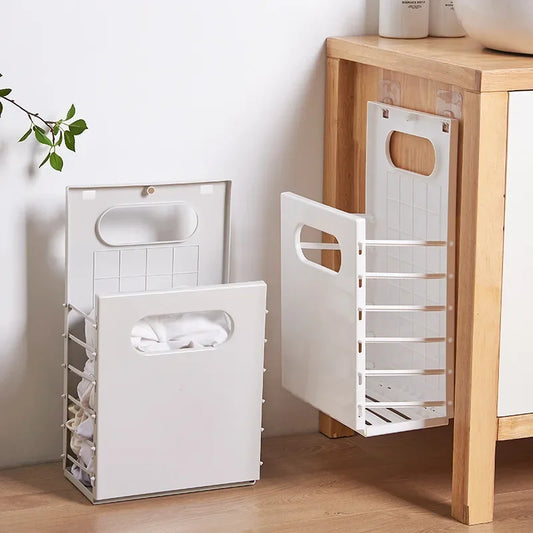 Foldable Dirty Laundry Basket Folding Clothes Organizer Hanging Children's Toy Storage Baskets Large Capacity Home Accessories