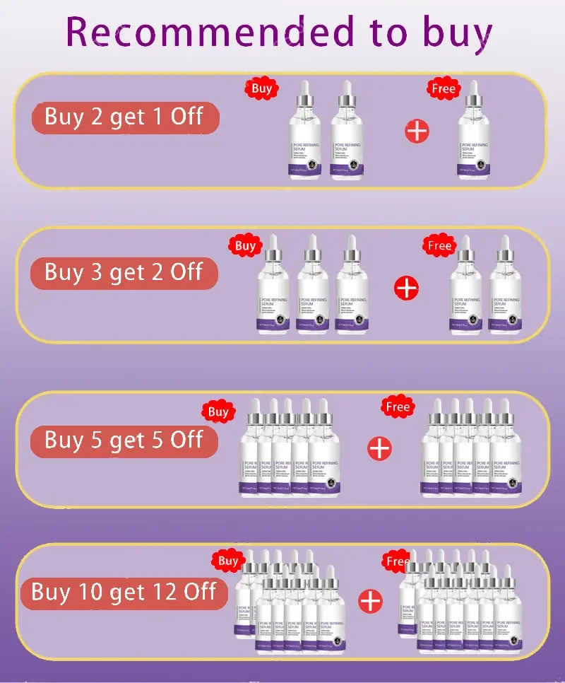 Face Pore Shrinking Serum Shrink Pores Lactobionic Acid Firming Moisturizing Essence