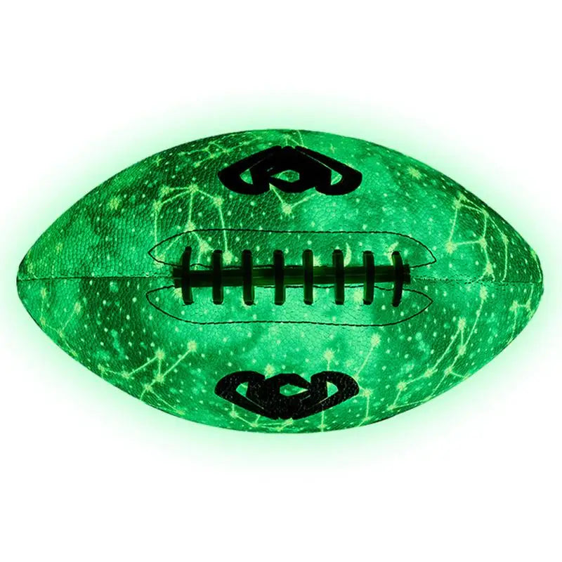 Football Light Up Super Grip Junior Football Night Ball Football Size 6/9 Waterproof Lighted Sport American Football Double