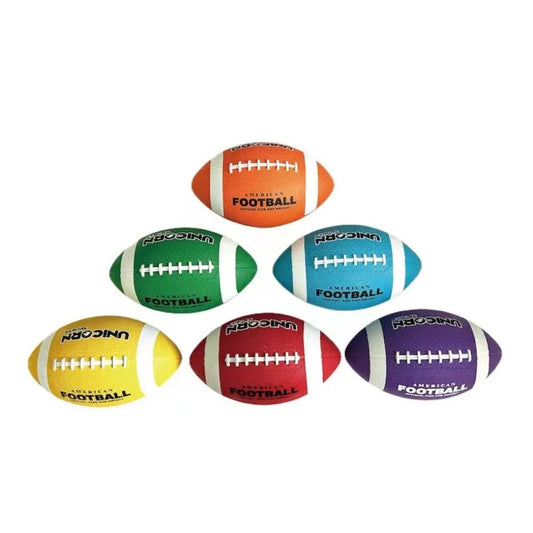 9# American Rubber Football Rainbow Color