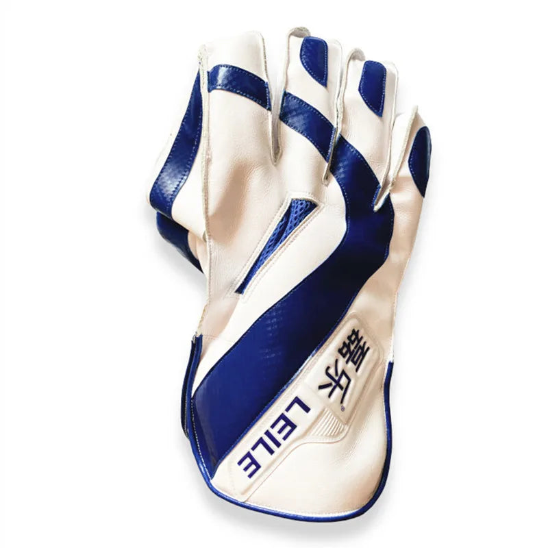 Cricket Keepping Gloves Catcher Protective Slip Breathable Portable Palm Sucker Sport Leather Hand Protectors