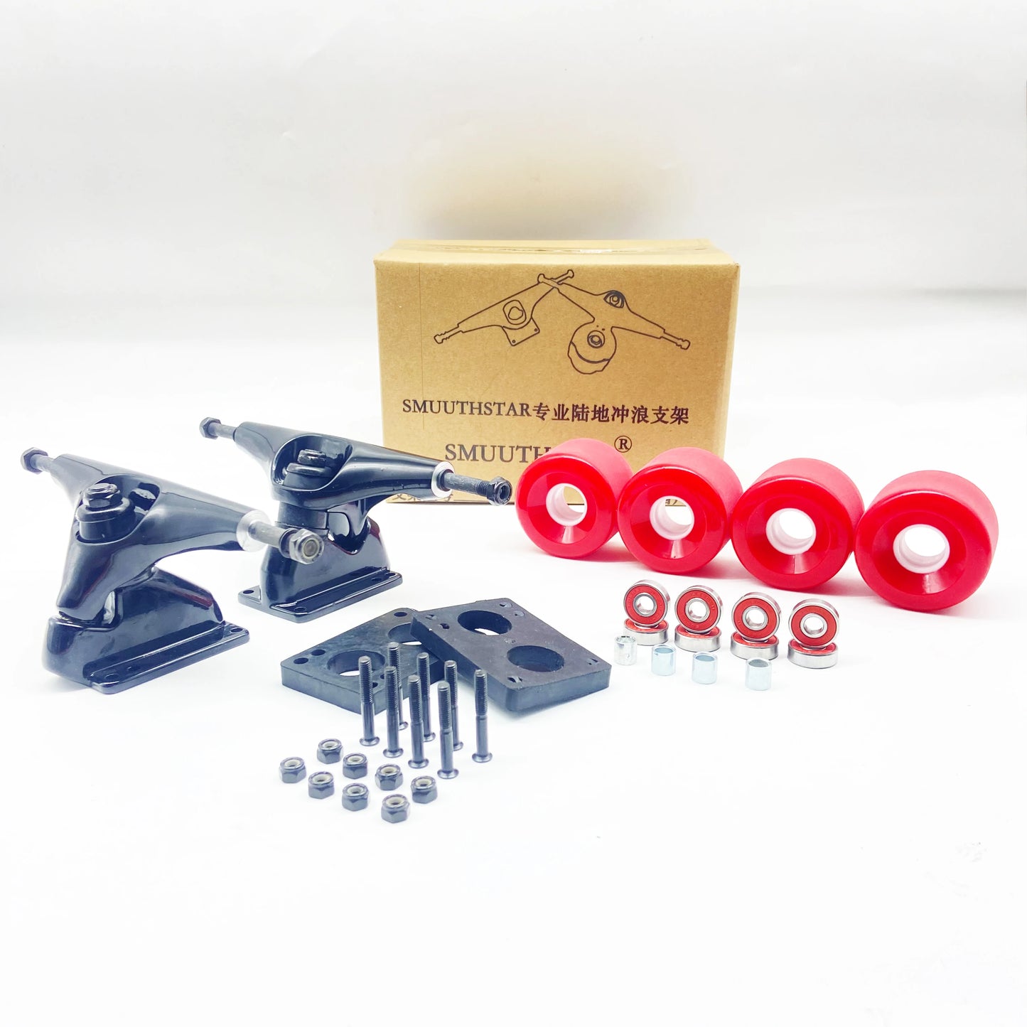 Best Surfskate Trucks Surf Skate Trucks 6.25 inch For Skateboard CX and 4  Longboards Unisex Adult Skateboard Wheel Axle