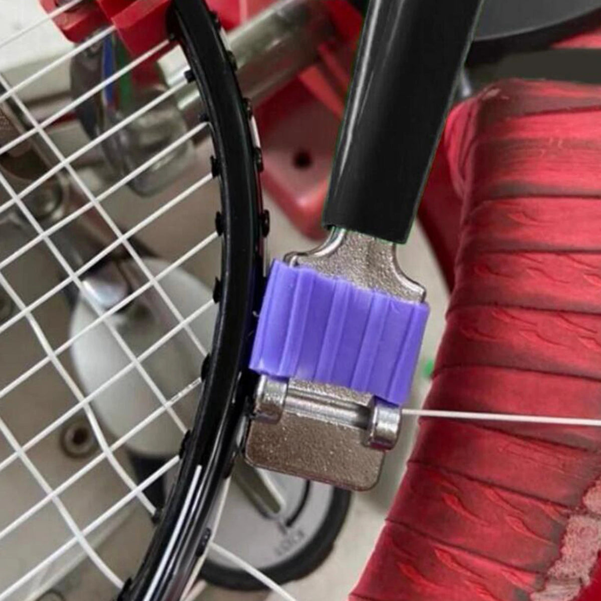 Beach Tennis 3 Spring Starting Clamp Wide Head Stringing Tool Tennis Stringing Clamp for Badminton Racket Tennis Racquet