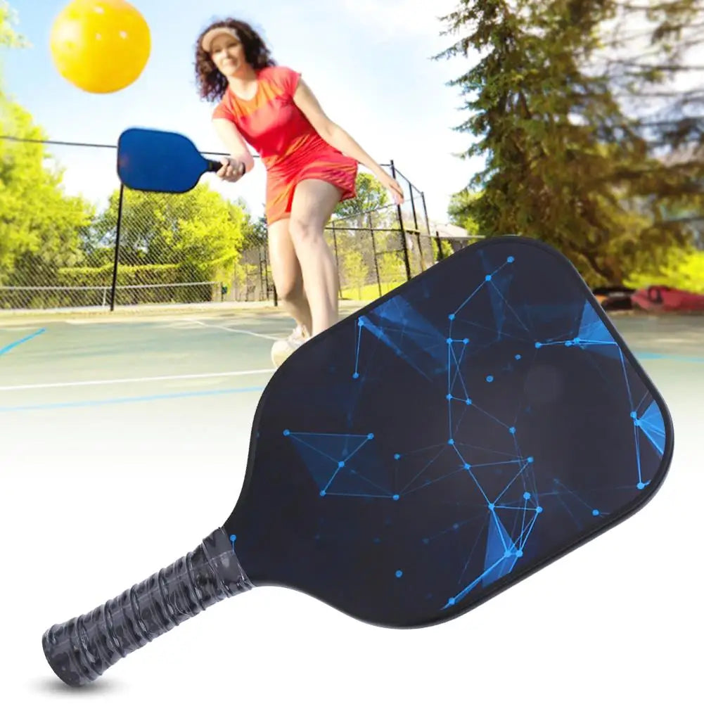 Portable Pickleball Paddle Lightweight Carbon Fiber Cricket Ball PE Game Training Sport Equipment