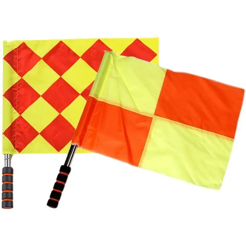 Soccer Referee Flag The Competition Fair Play Use Sports Match Outdoor Football Trainning Linesman Flags Referee Equipment