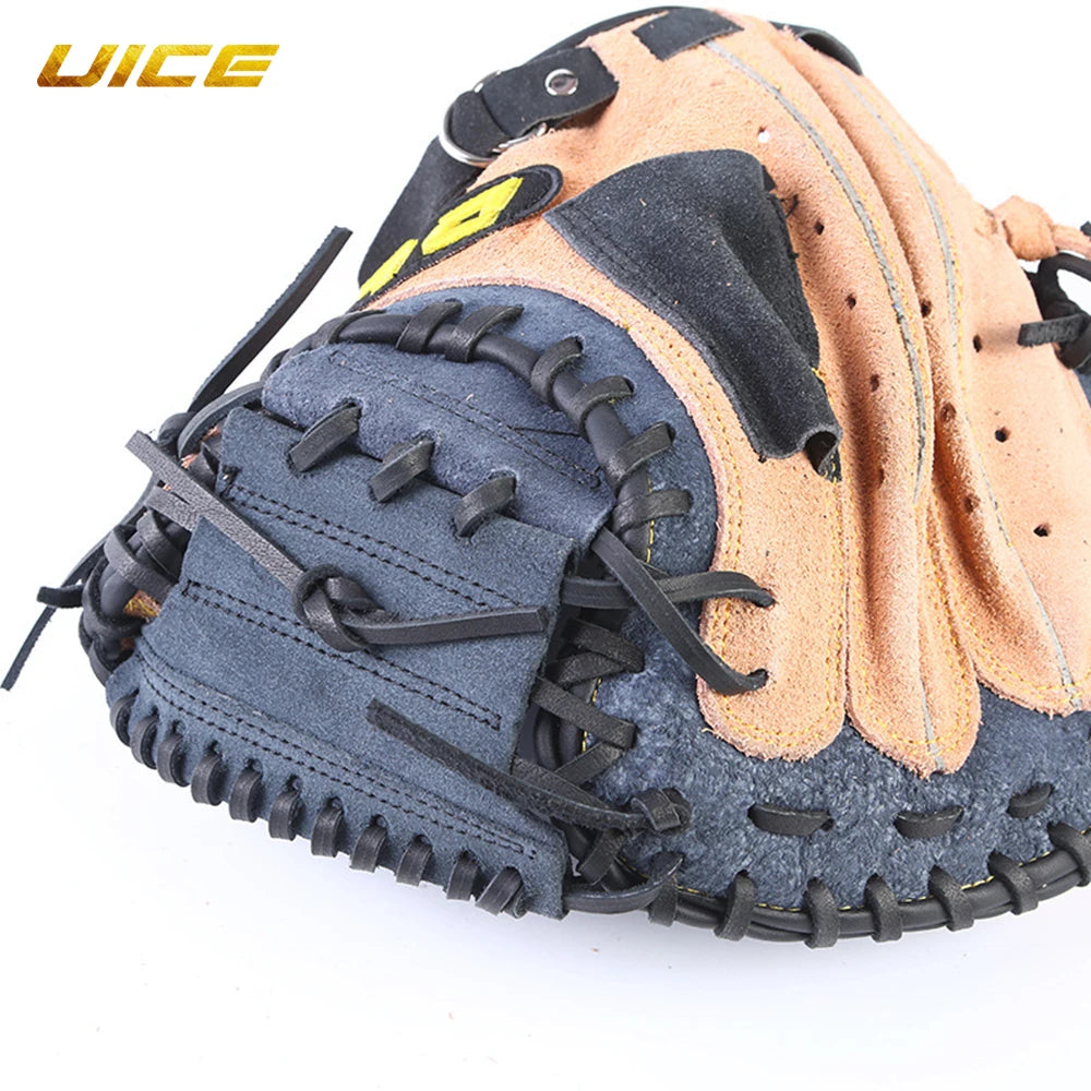 Baseball Glove Outdoor Sports Leather Baseball Catcher Glove Softball Practice Equipment Size 12.5 Left Hand for Adult Training