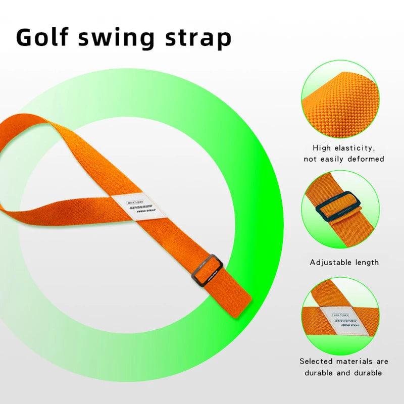 Golf Swing Correcto Golf Swing Strap Belt Gesture Alignment Training Golf Practice Supplies For Men Women Teenagers Beginners