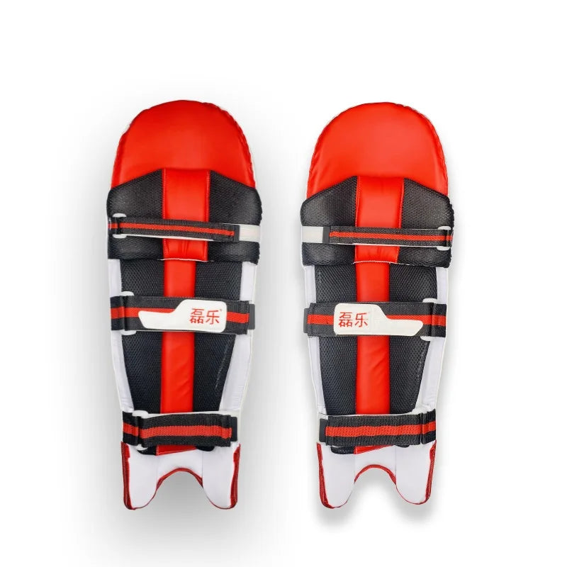 Cricket Batting Pads Adult Thickened Leg Protection Detachable Breathable Lightweight White Shin Guard