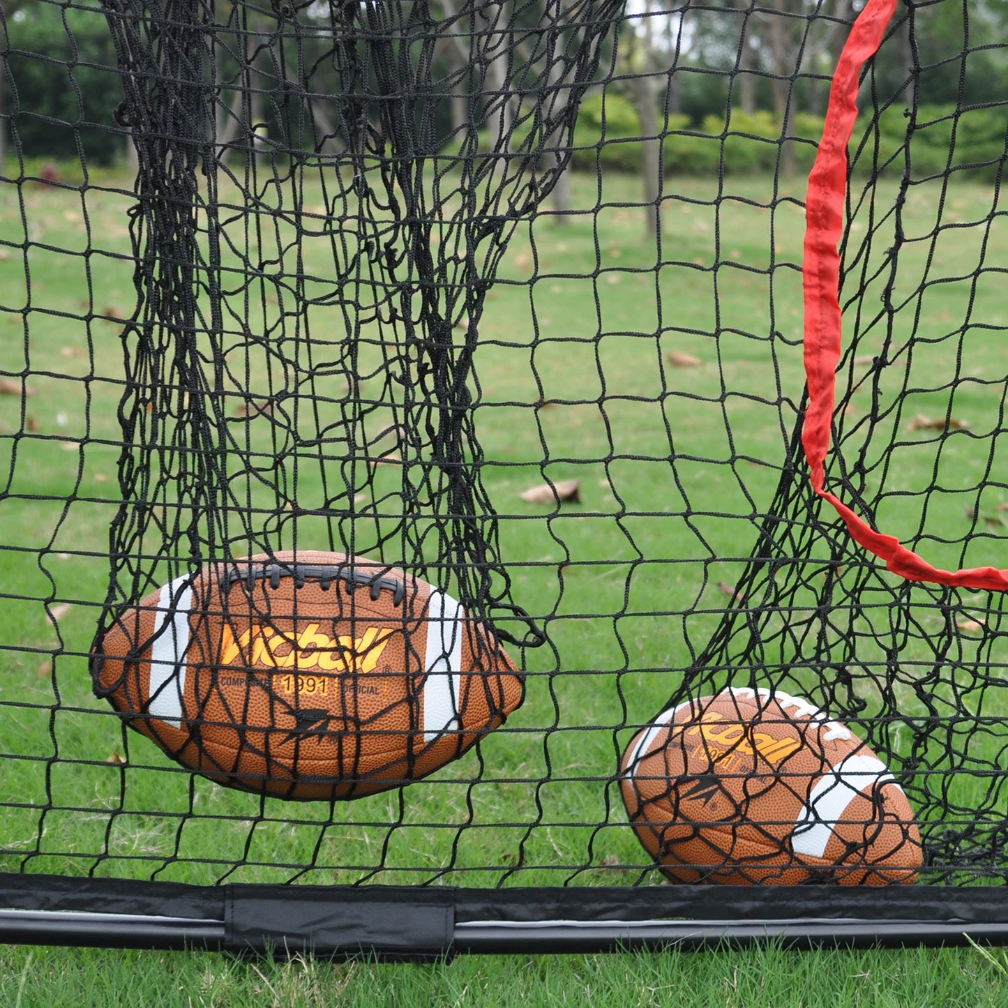 Training Equipment Rugby QB Pass Accuracy Target Practice Quarterback Net American Football Trainer Throwing Net