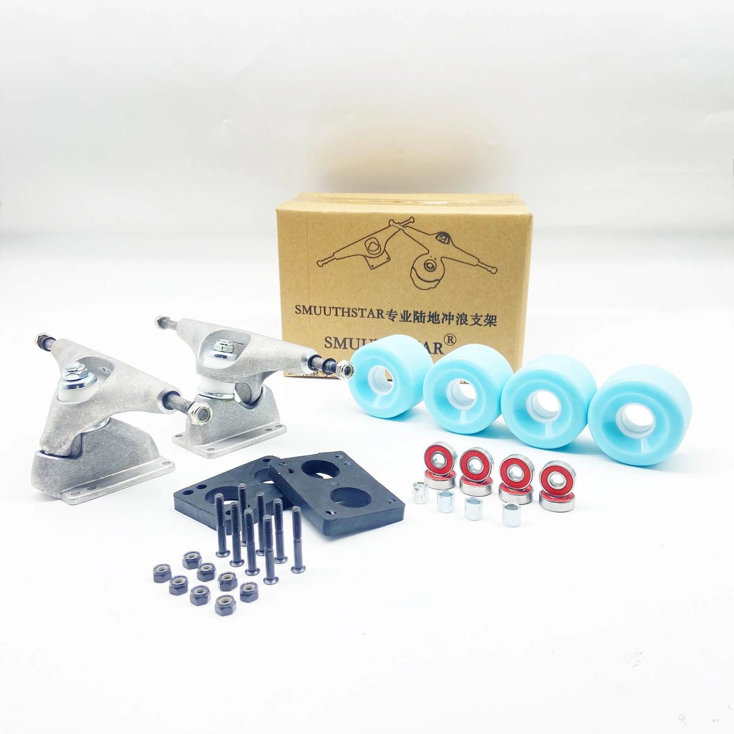 Best Surfskate Trucks Surf Skate Trucks 6.25 inch For Skateboard CX and 4  Longboards Unisex Adult Skateboard Wheel Axle