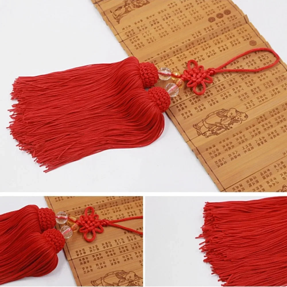 Tai Chi Sword Tassel ear hanging ribbon,Chinese traditional Tai Chi Kung Fu Wush sword tassel