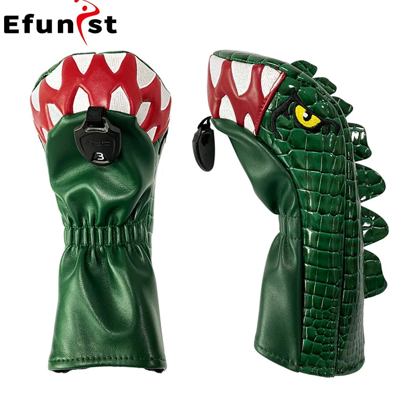 Golf Wood Cover For Driver Fairway Hybrid Protector PU Leather Waterproof Golf Headcover Set Golf Club Covers
