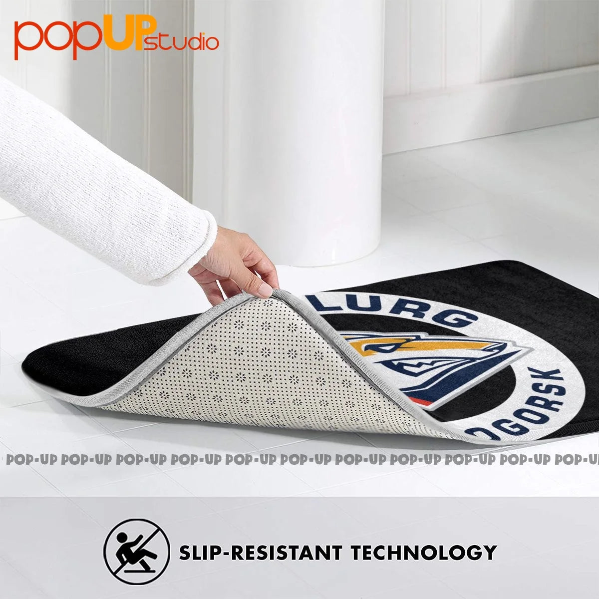 Metallurg Magnitogorsk Khl Russian Professional Hockey Mat Rug Carpet Fluffy Velvet Rug