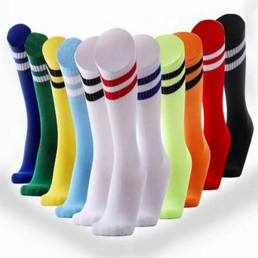 1pairs Sports Socks Knee Legging Stockings Soccer Baseball Football  Men Women long Socks Cheerleaders stage performance socks