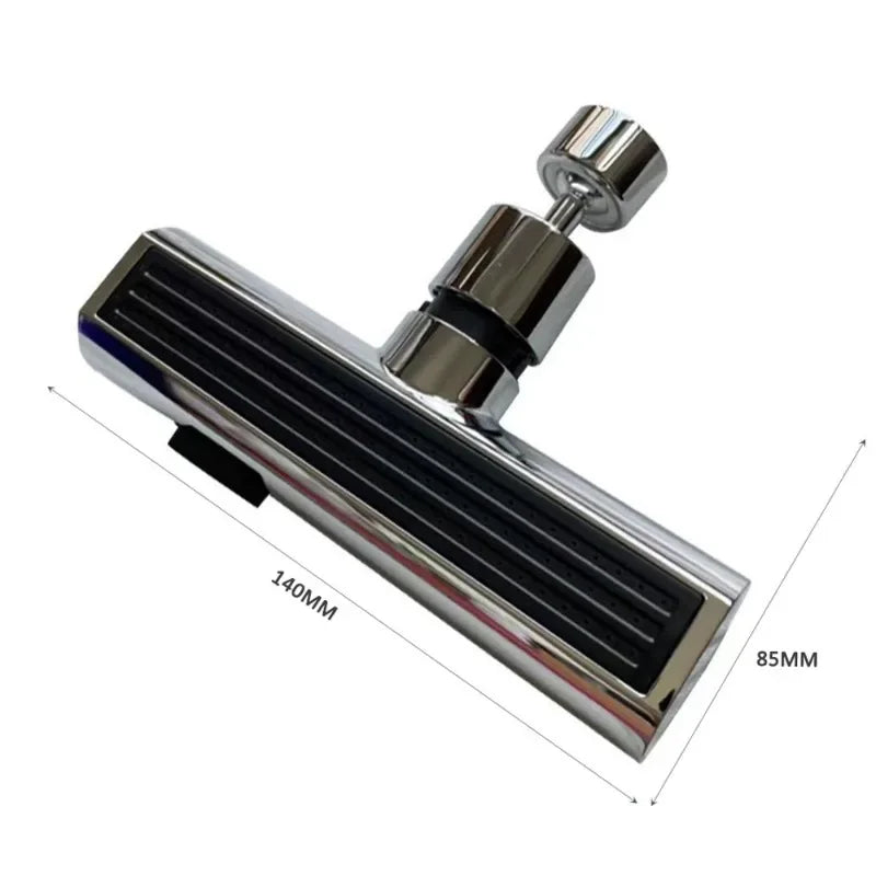 Kitchen Faucet Waterfall Outlet Splash Proof Faucet Extenders Universal Rotating Bubbler Multifunctional Water Nozzle Extension