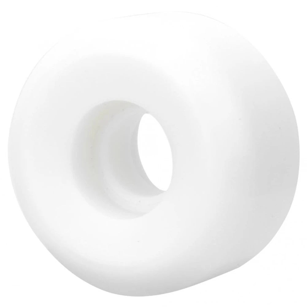 4Pcs Skateboard Wheels Longboard Wheels 78A Low Noise Wear-Resisting Road Field Skating 70% Springback 55X32mm(White)