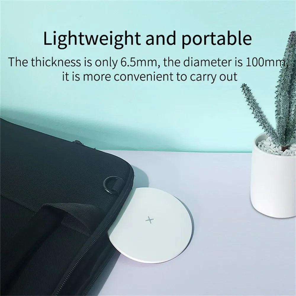 15W Qi Wireless Chargers For iPhone 14 13 12 11 Pro Max XS XR 8 Type C Samsung S21 S20 S10 Xiaomi