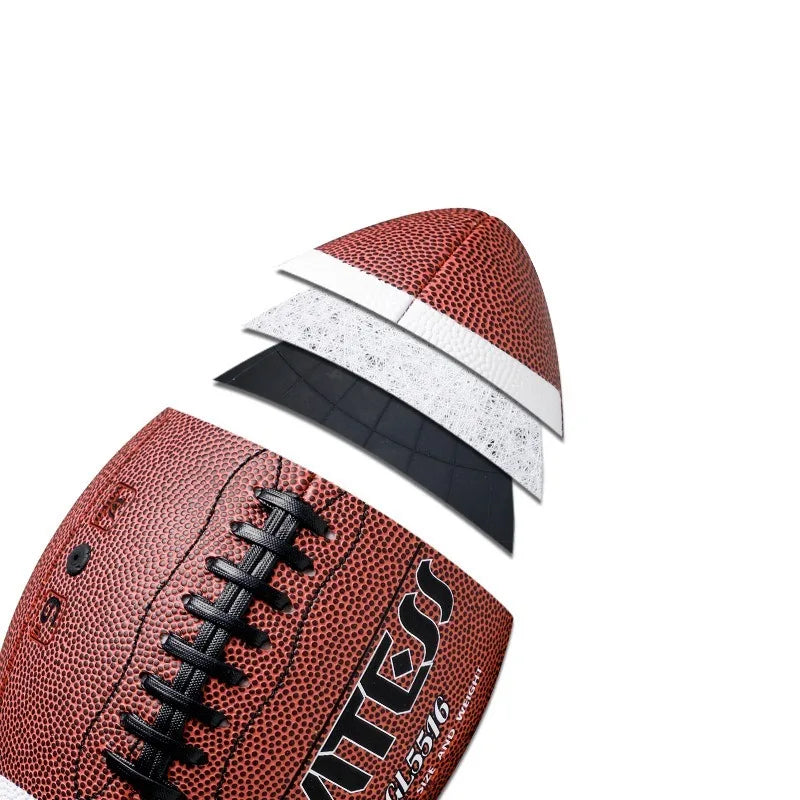 PU Machine-stitched American Football Rugby Teenagers Standard Size 6 Wear-resistant Anti-slip Training Competition Rugby Ball