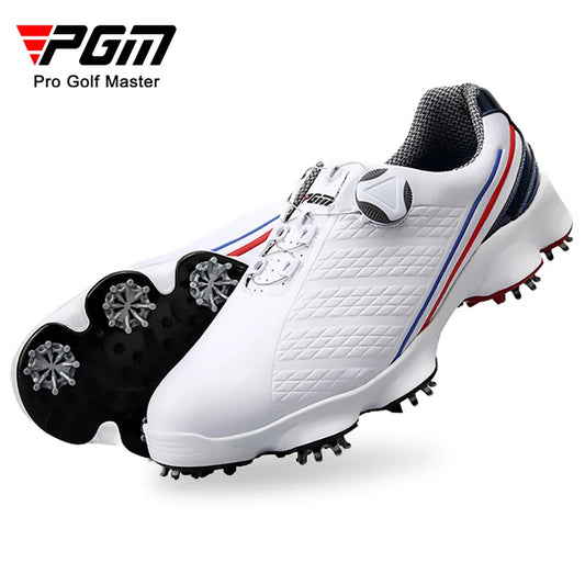 PGM shoes Golf men's shoes wide sole rotating LACES waterproof breathable manufacturers directly supplied