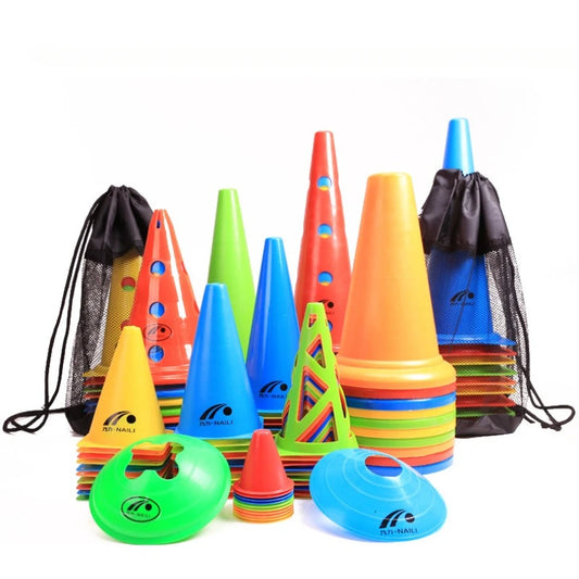 Football Training Traffic Cones Sport Marker Cones Soccer Basketball Football Cones Training Outdoor Soccer Training Equipment