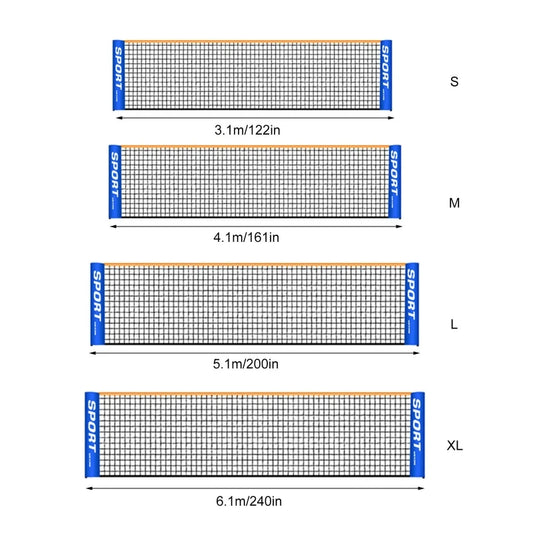 Portable Tennis Net, Foldable Adjustable Badminton Net Indoor Outdoor Beach Sport Training Equipment for Kids Adult- NET