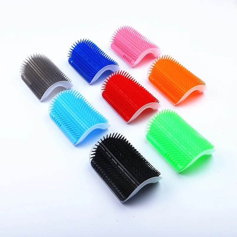New Soft Cat Corner Massage Self-beauty Device Free Gift Pet Grooming Glove Cat Grooming Brush Face Comb Pet Grooming Supplies