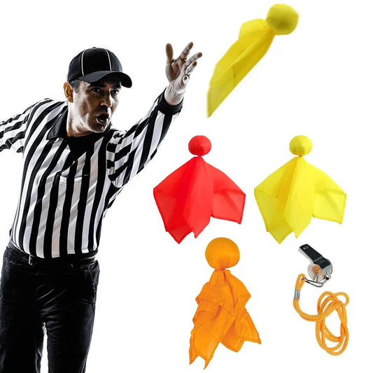 Professional Soccer Penalty Flag Tossing Flags Football Sports Penalty Lightweight Referee Props American Football Game Supplies