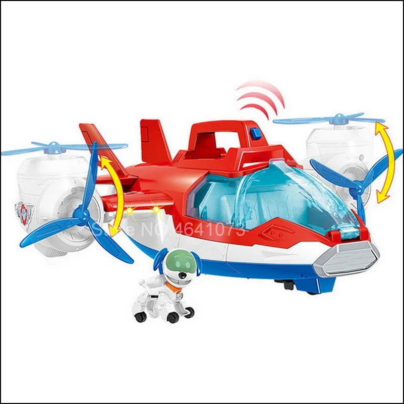 Pawed Movie Ultimate City Transforming Patrolling Tower Action Figures, Toy Car, No Lights and No Sounds, Kids Toys