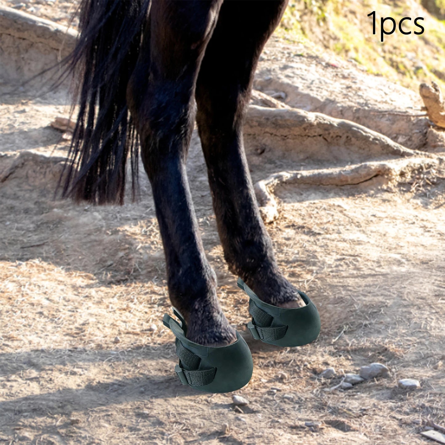 Horse Hoof Boots Equine Hoof Protector Equestrian Equipment Outdoor Durable Horses Protection for Training Riding Parts