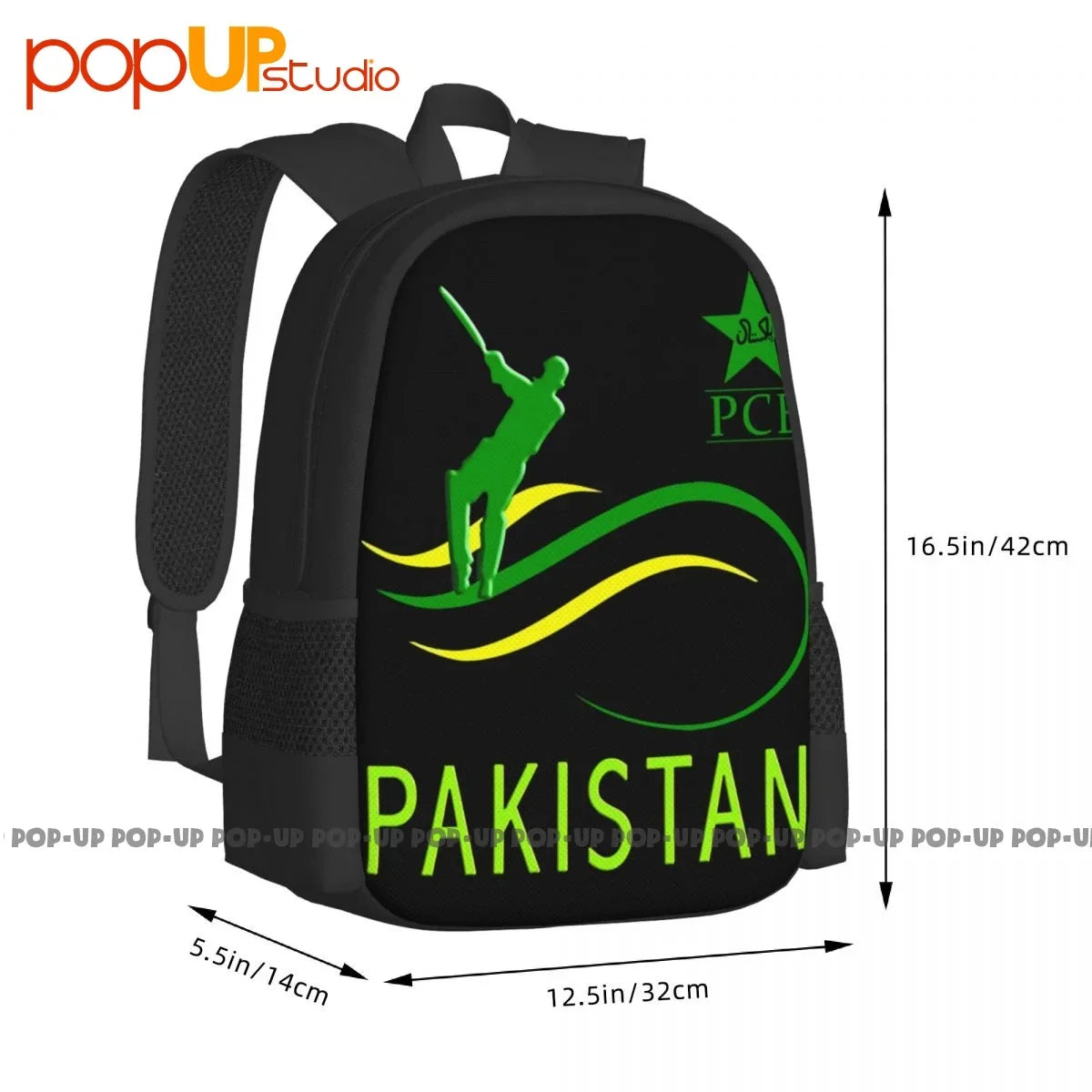 Pakistan Cricket Jersey Imran Backpack Large Capacity Fashion Training Gym Tote Bag Clothes Backpacks