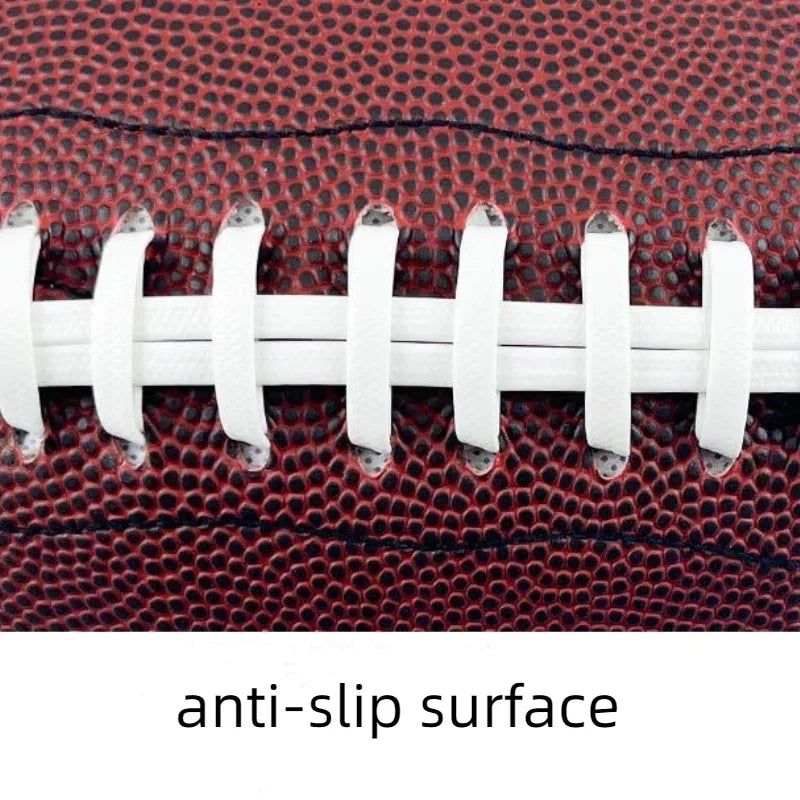 Standard Size 9 American Football Rugby Ball PVC Machine-sewing Anti-slip Durable Training Competition Ball Sports Equipment