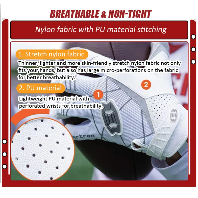 American Football Anti-Impact Ultra-Stick Gloves