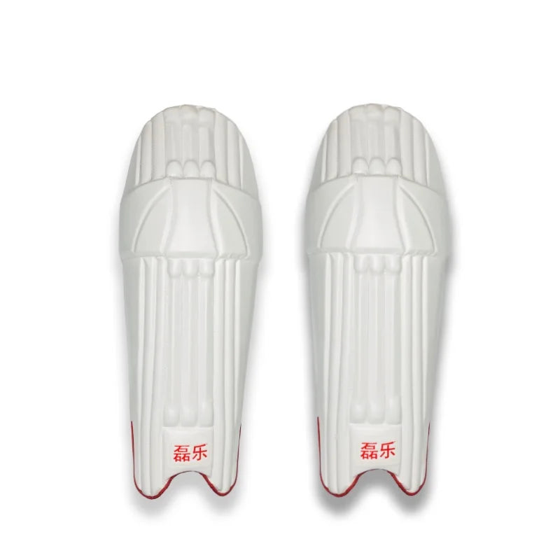Cricket Batting Pads Adult Thickened Leg Protection Detachable Breathable Lightweight White Shin Guard