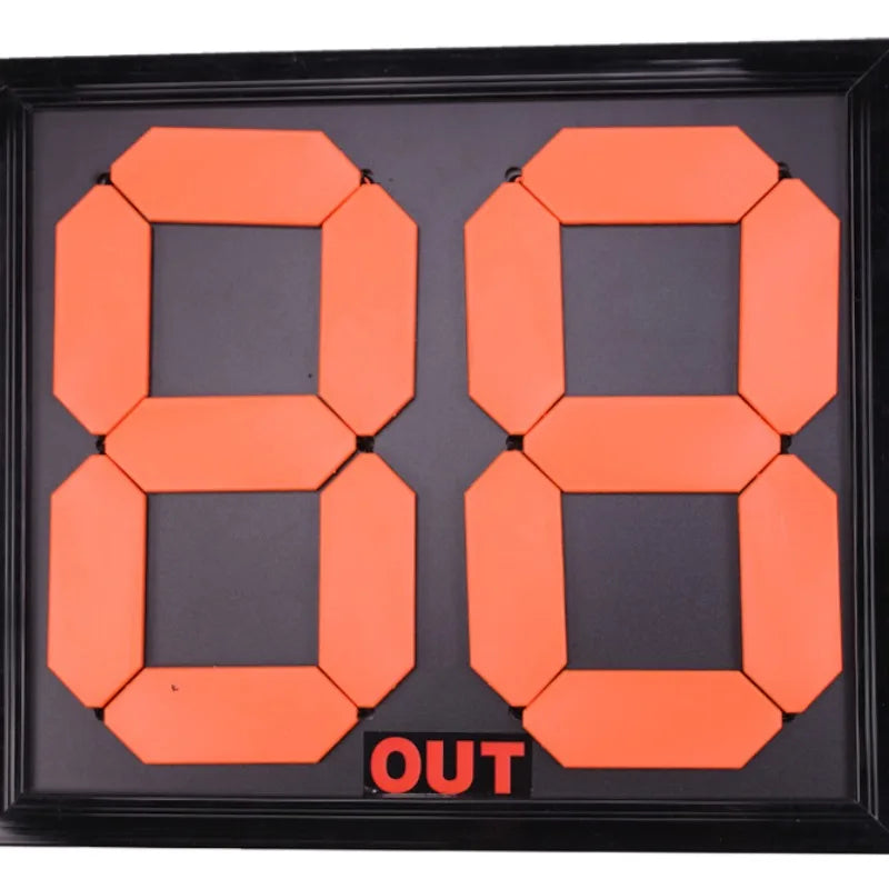 Football Substitution Board Card Soccer Match Referee Coach Equipment Double Sides Display Two Digit Manual Substitution Card