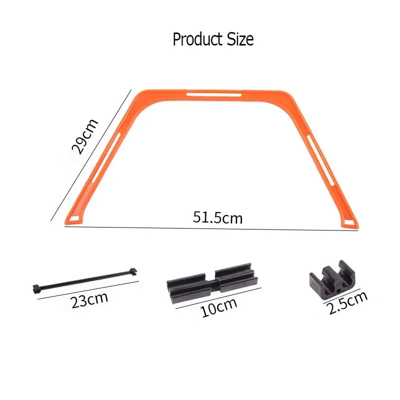 6Pcs Training Rings Agility Football Ring Equipment Folded Hexagon Soccer Footwork Ladder Exercising Multi Supplies Hex Hurdles