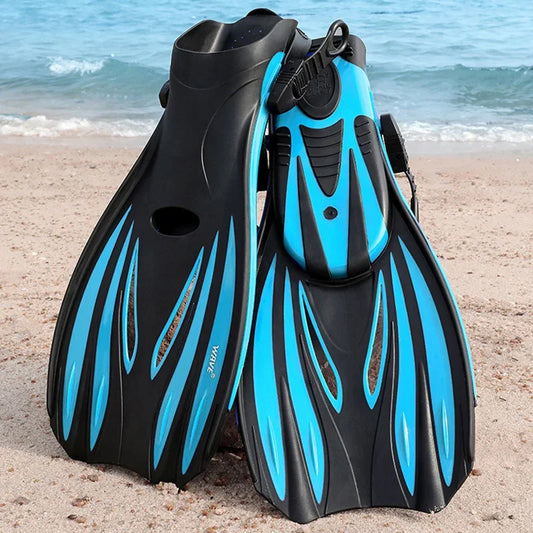 Professional Adult Flexible Comfort TPR Non-Slip Swimming Diving Fins Rubber Snorkeling Swim Flippers Water Sports Beach Shoes