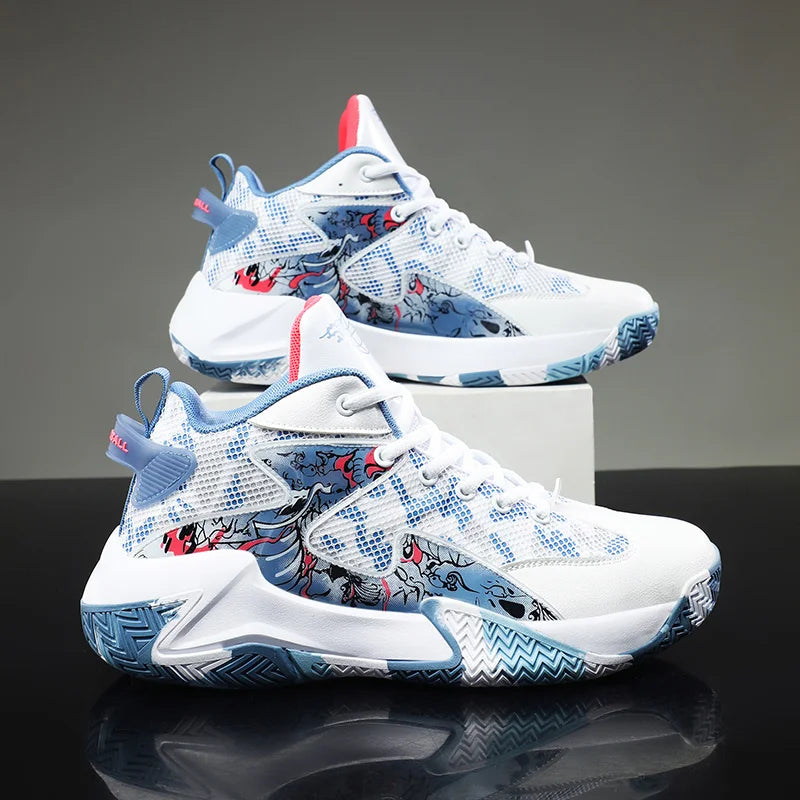 Men's casual sports shoes, basketball shoes, breathable and comfortable sports shoes, training sports basketball shoes, men's ca