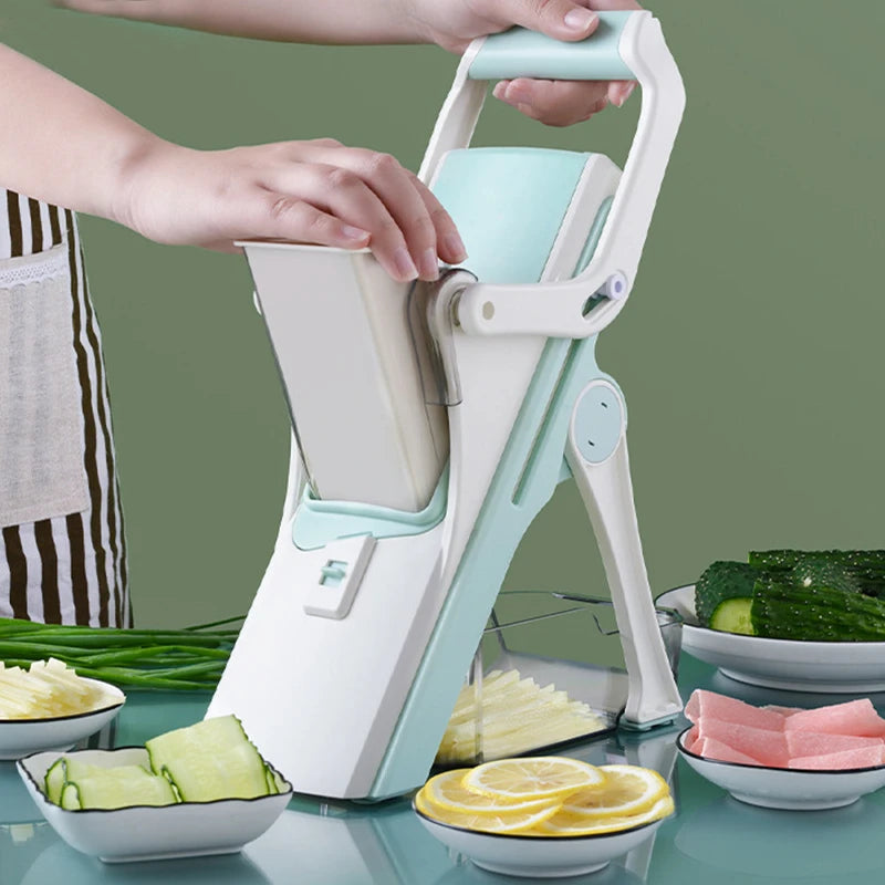 Vegetable Cutter Manual Food Chopper Fruit Potato Cucumber Carrot Meat Slicer Professional Food Shredder Fruit Vegetable Tools