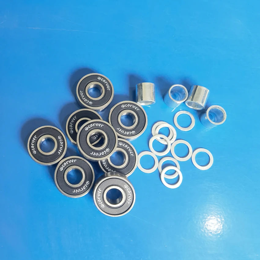 Genuine carver surf skateboard wheels 69mm 78A, plus carver bearings whole set cheap but good quality, carver longboard wheels