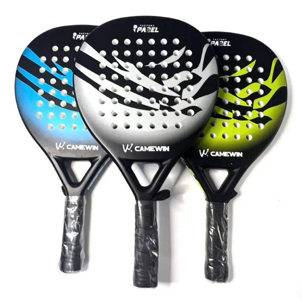 Professional Beach Tennis Racket Thickening Durable Padel Rackets High Elasticity Carbon Fiber Tennis Racket