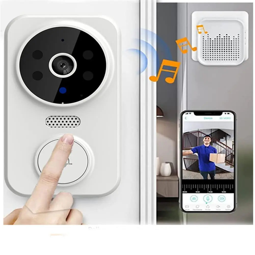 Wireless Doorbell WiFi Outdoor HD Camera Security Door Bell Night Vision Video Intercom Voice Change Home Monitor Door For Phone